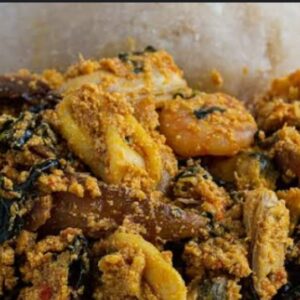 Semolina and Egusi Soup